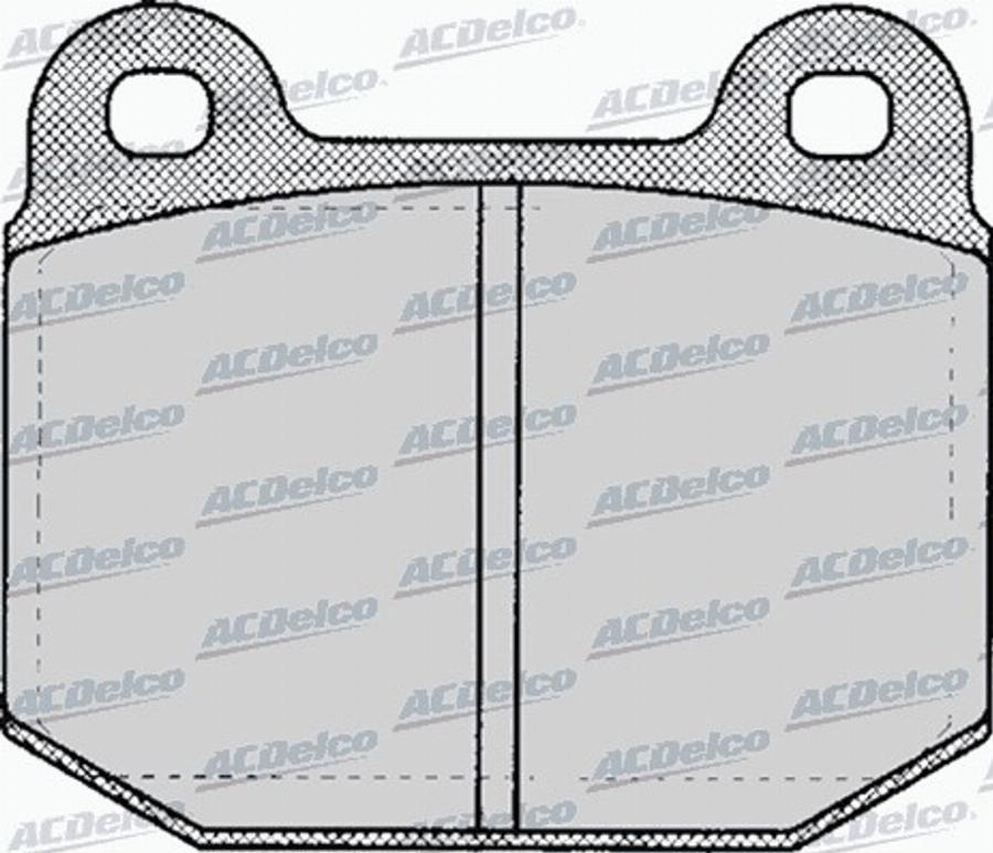 ACDelco AC058137D - Komplet Pločica, disk-kočnica www.molydon.hr