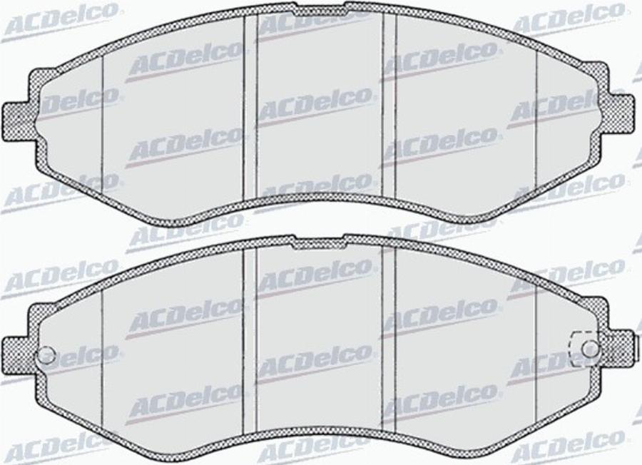 ACDelco AC0581208D - Komplet Pločica, disk-kočnica www.molydon.hr