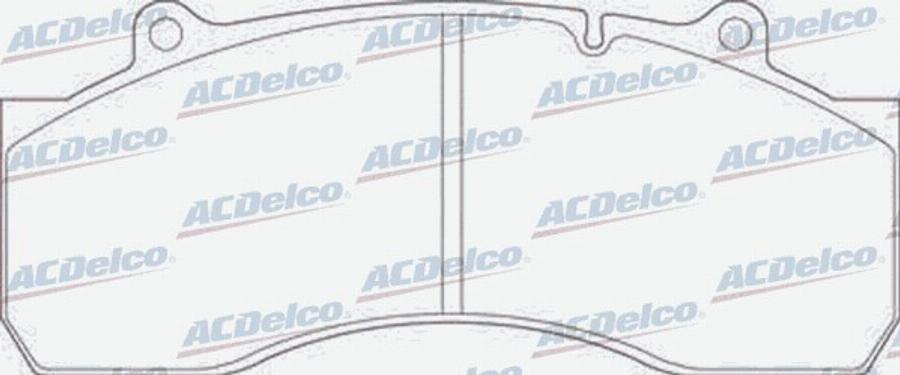 ACDelco AC058824D - Komplet Pločica, disk-kočnica www.molydon.hr