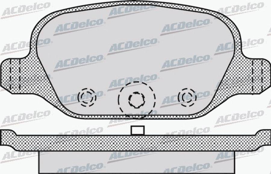 ACDelco AC058872D - Komplet Pločica, disk-kočnica www.molydon.hr