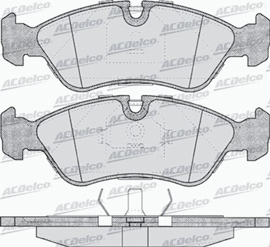 ACDelco AC058304D - Komplet Pločica, disk-kočnica www.molydon.hr