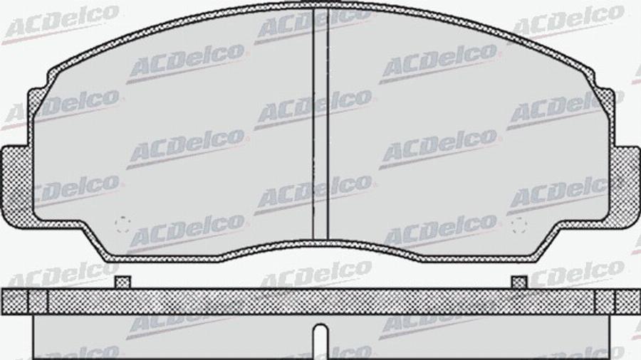 ACDelco AC058381D - Komplet Pločica, disk-kočnica www.molydon.hr