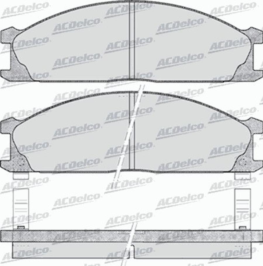 ACDelco AC058378D - Komplet Pločica, disk-kočnica www.molydon.hr