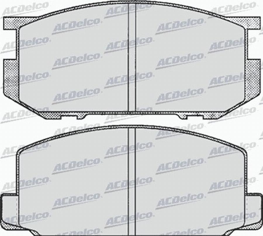 ACDelco AC058248D - Komplet Pločica, disk-kočnica www.molydon.hr