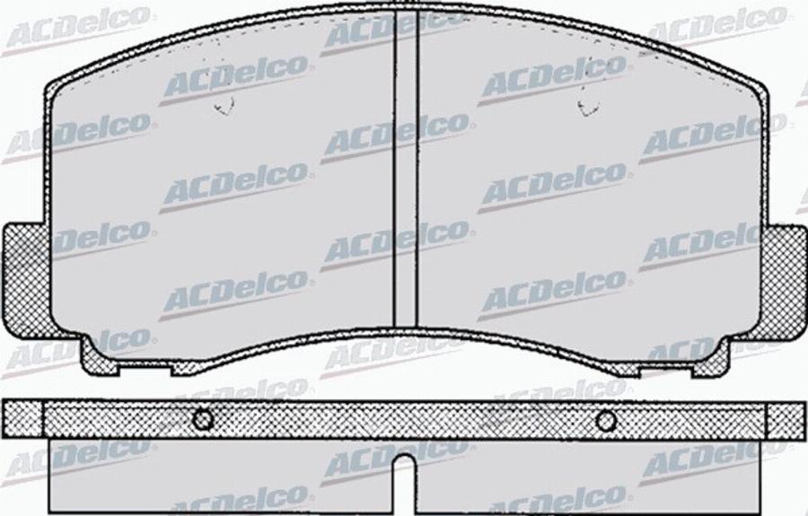 ACDelco AC058263D - Komplet Pločica, disk-kočnica www.molydon.hr