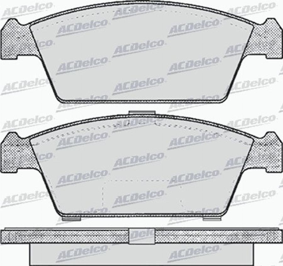 ACDelco AC058213D - Komplet Pločica, disk-kočnica www.molydon.hr