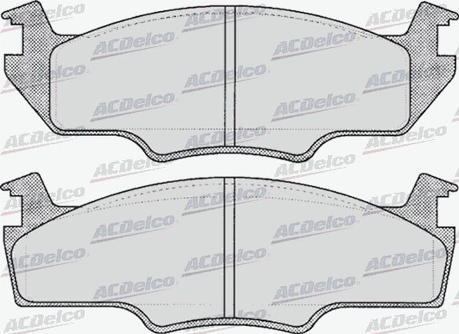 ACDelco AC058226D - Komplet Pločica, disk-kočnica www.molydon.hr