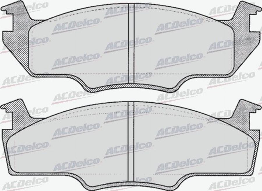 ACDelco AC058227D - Komplet Pločica, disk-kočnica www.molydon.hr