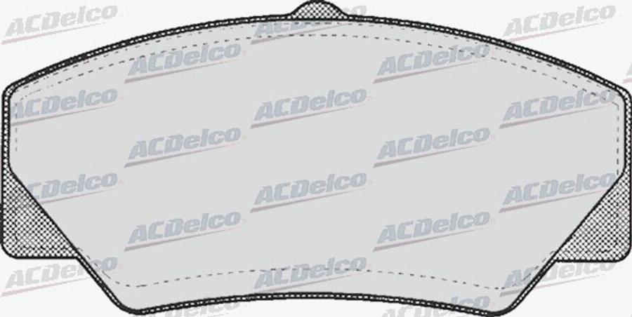 ACDelco AC058277D - Komplet Pločica, disk-kočnica www.molydon.hr