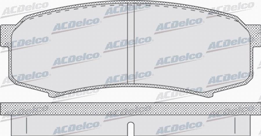 ACDelco AC058749D - Komplet Pločica, disk-kočnica www.molydon.hr