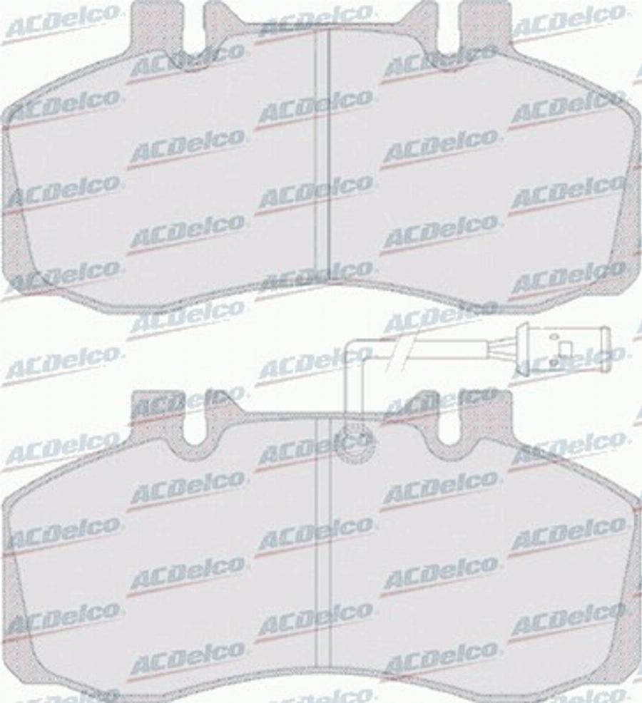 ACDelco AC058760D - Komplet Pločica, disk-kočnica www.molydon.hr