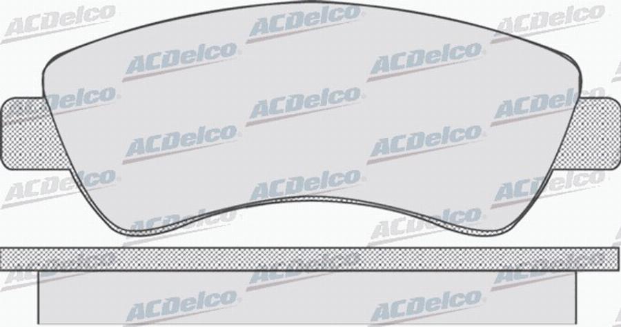 ACDelco AC058789D - Komplet Pločica, disk-kočnica www.molydon.hr