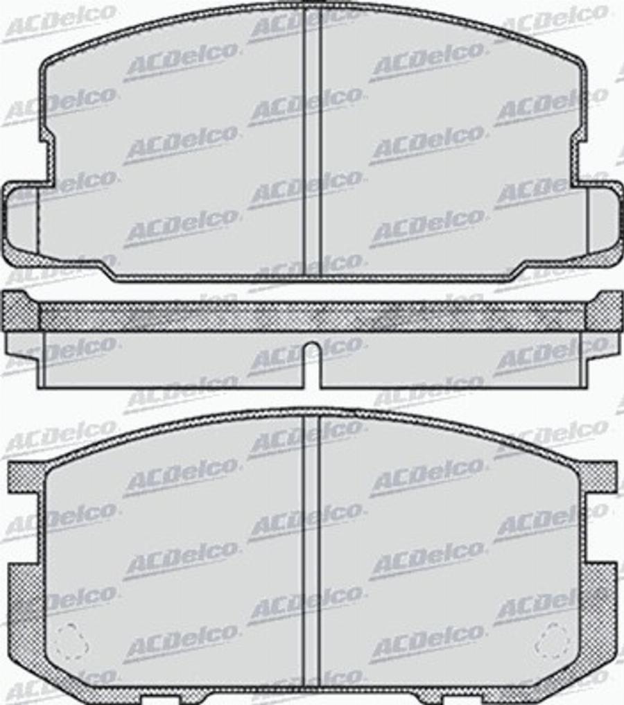 ACDelco AC05D416D - Komplet Pločica, disk-kočnica www.molydon.hr