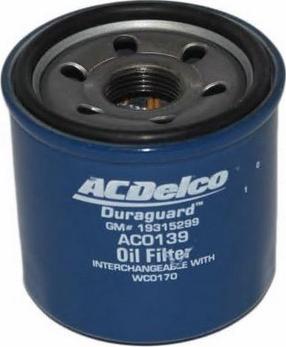 ACDelco AC0139 - Filter za ulje www.molydon.hr