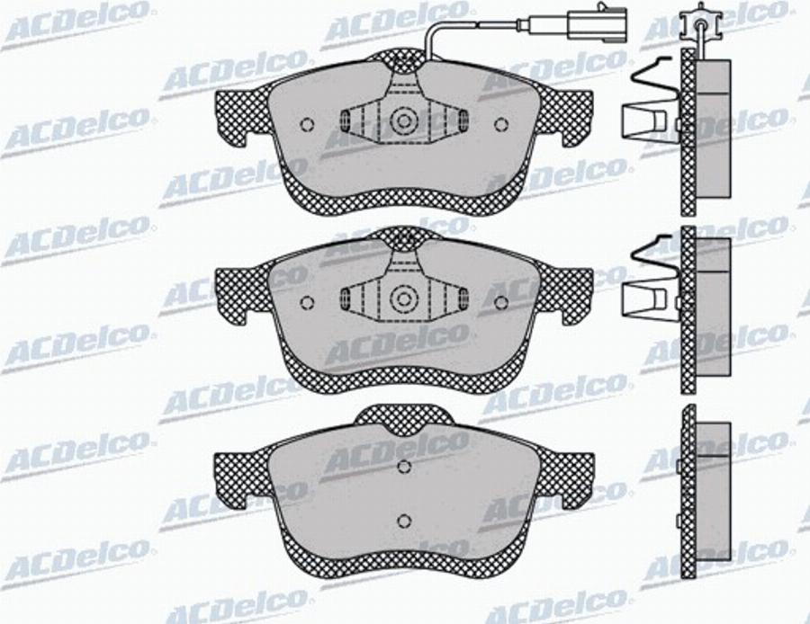 ACDelco AC894881D - Komplet Pločica, disk-kočnica www.molydon.hr