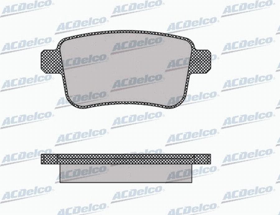 ACDelco AC892081D - Komplet Pločica, disk-kočnica www.molydon.hr