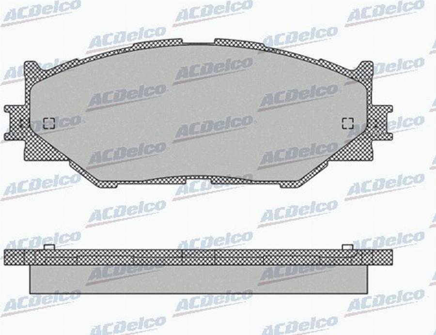 ACDelco AC892381D - Komplet Pločica, disk-kočnica www.molydon.hr