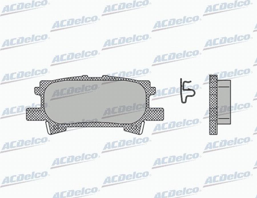 ACDelco AC892781D - Komplet Pločica, disk-kočnica www.molydon.hr