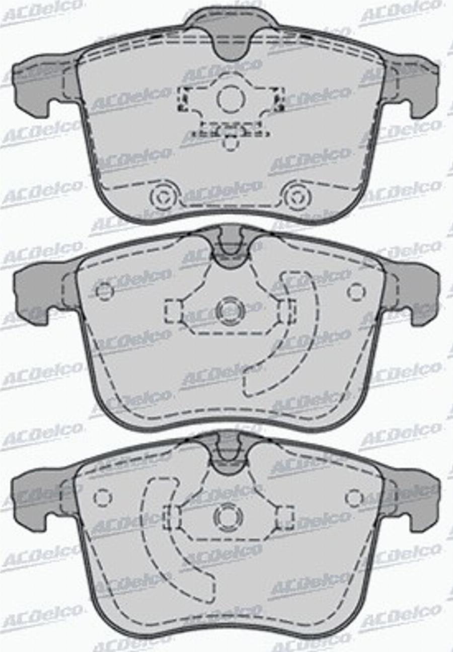 ACDelco AC849581D - Komplet Pločica, disk-kočnica www.molydon.hr