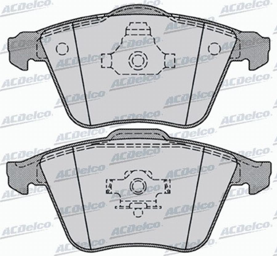 ACDelco AC849781D - Komplet Pločica, disk-kočnica www.molydon.hr