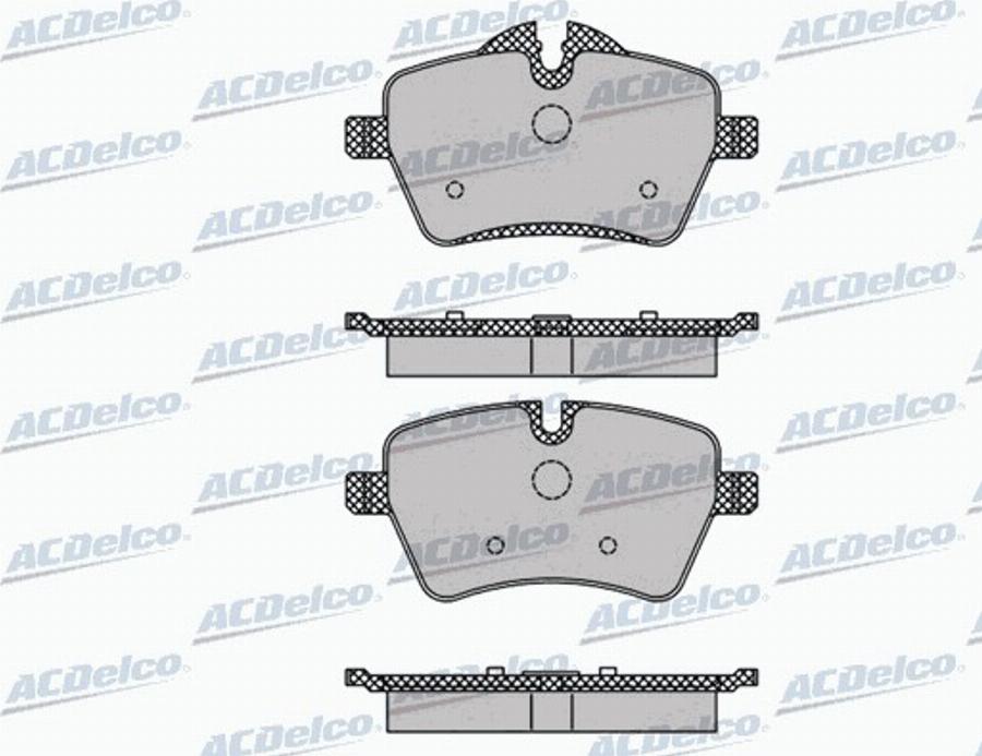 ACDelco AC844981D - Komplet Pločica, disk-kočnica www.molydon.hr