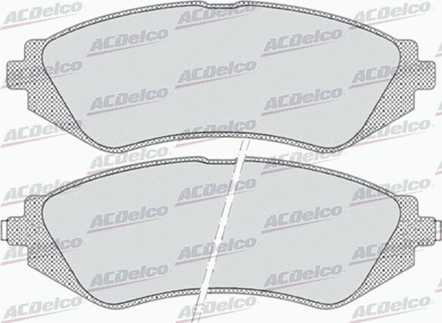 ACDelco AC846281D - Komplet Pločica, disk-kočnica www.molydon.hr