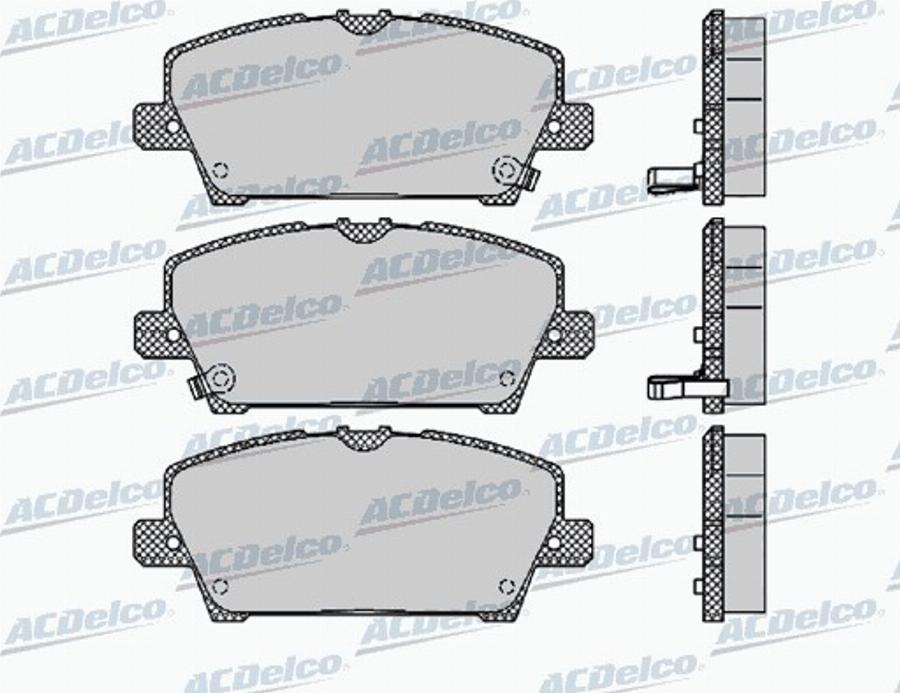 ACDelco AC847481D - Komplet Pločica, disk-kočnica www.molydon.hr