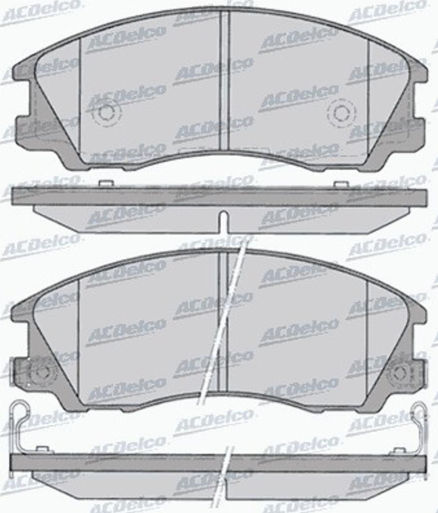 ACDelco AC859481D - Komplet Pločica, disk-kočnica www.molydon.hr