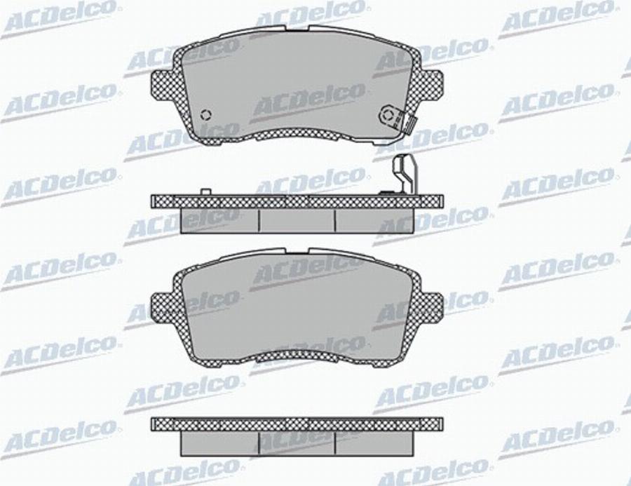 ACDelco AC859381D - Komplet Pločica, disk-kočnica www.molydon.hr