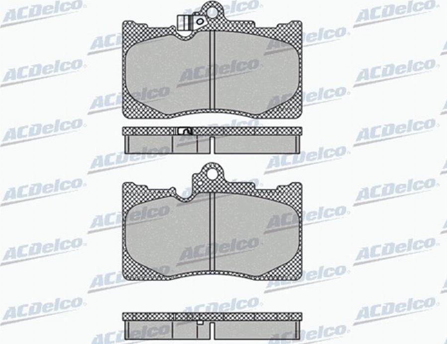 ACDelco AC856881D - Komplet Pločica, disk-kočnica www.molydon.hr