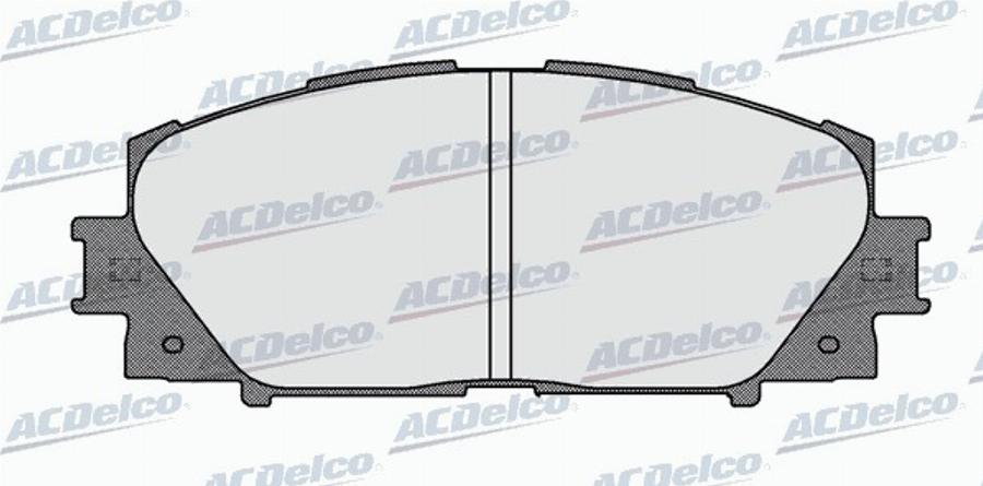 ACDelco AC858081D - Komplet Pločica, disk-kočnica www.molydon.hr