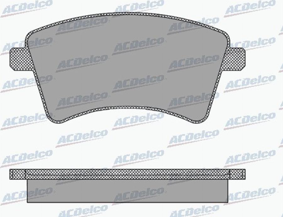 ACDelco AC869481D - Komplet Pločica, disk-kočnica www.molydon.hr