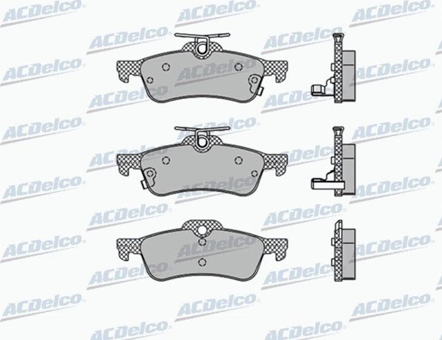 ACDelco AC800681D - Komplet Pločica, disk-kočnica www.molydon.hr