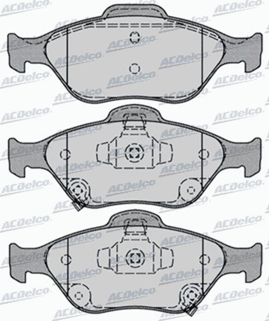 ACDelco AC800281D - Komplet Pločica, disk-kočnica www.molydon.hr