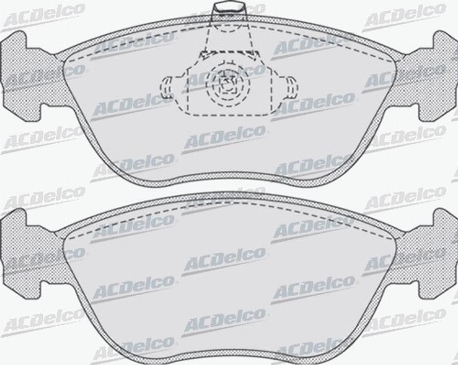 ACDelco AC808381D - Komplet Pločica, disk-kočnica www.molydon.hr