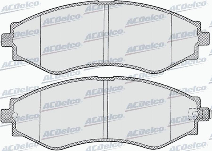 ACDelco AC870881D - Komplet Pločica, disk-kočnica www.molydon.hr