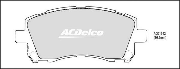 ACDelco ACD1342 - Komplet Pločica, disk-kočnica www.molydon.hr