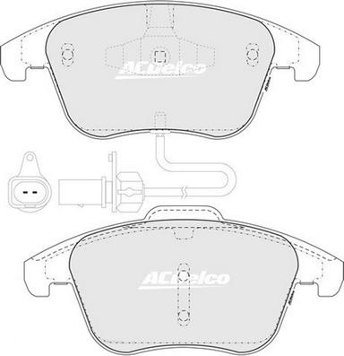 ACDelco ACD2184 - Komplet Pločica, disk-kočnica www.molydon.hr