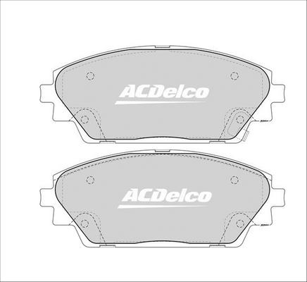 ACDelco ACD2330 - Komplet Pločica, disk-kočnica www.molydon.hr