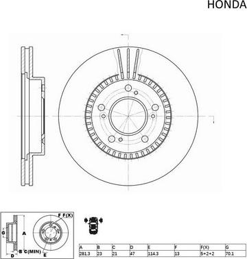 ACDelco ACDR478 - Kočioni disk www.molydon.hr