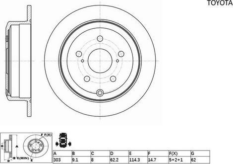 ACDelco ACDR693 - Kočioni disk www.molydon.hr