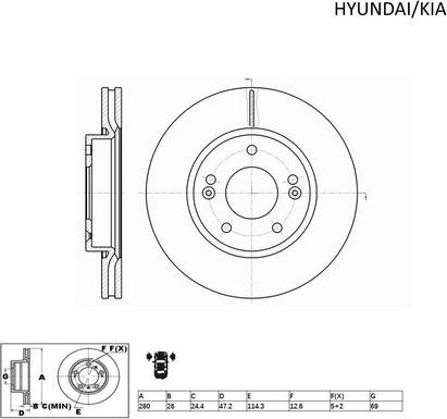 ACDelco ACDR2464 - Kočioni disk www.molydon.hr