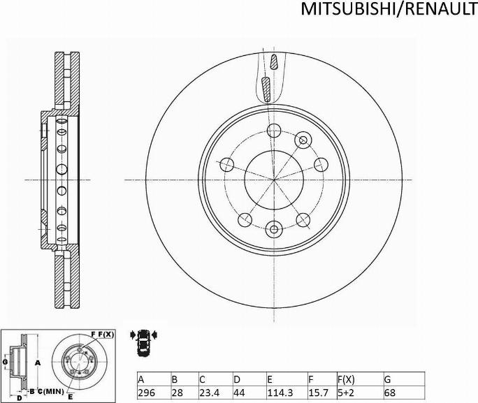 ACDelco ACDR2408 - Kočioni disk www.molydon.hr