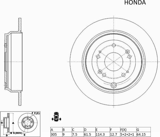 ACDelco ACDR2543 - Kočioni disk www.molydon.hr