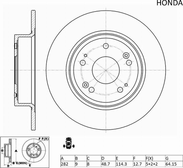 ACDelco ACDR2519 - Kočioni disk www.molydon.hr