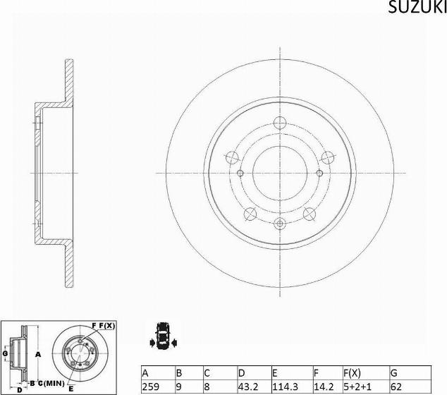 ACDelco ACDR2589 - Kočioni disk www.molydon.hr