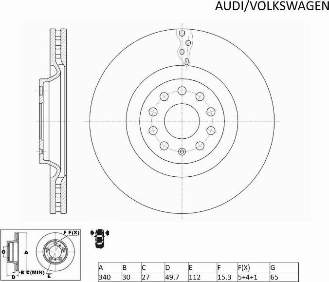 ACDelco ACDR2830 - Kočioni disk www.molydon.hr