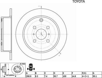 ACDelco ACDR713 - Kočioni disk www.molydon.hr