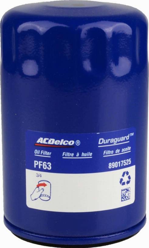 ACDelco PF63 - Filter za ulje www.molydon.hr