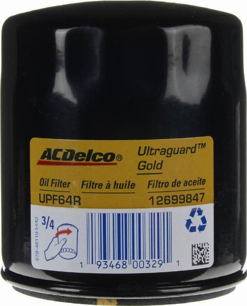 ACDelco UPF64R - Filter za ulje www.molydon.hr